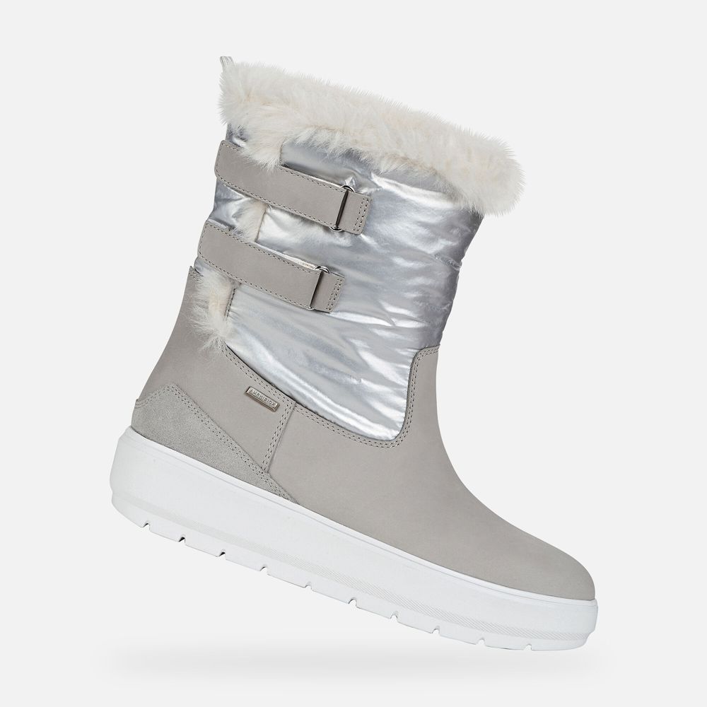 Geox Bayan Bot Gri/Gümüş - Kaula Abx - BJS-836471